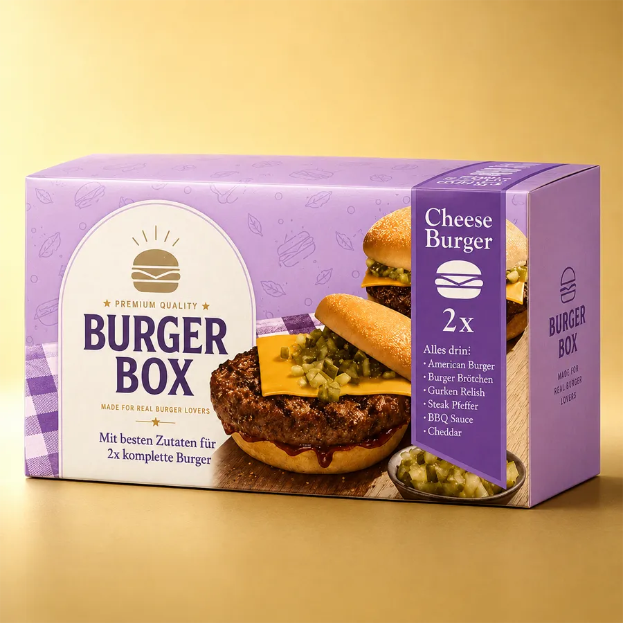 Frozen Burger Box