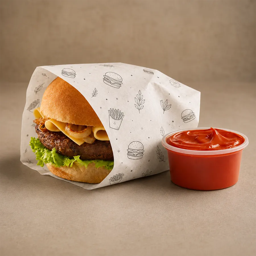 Custom Burger Paper
