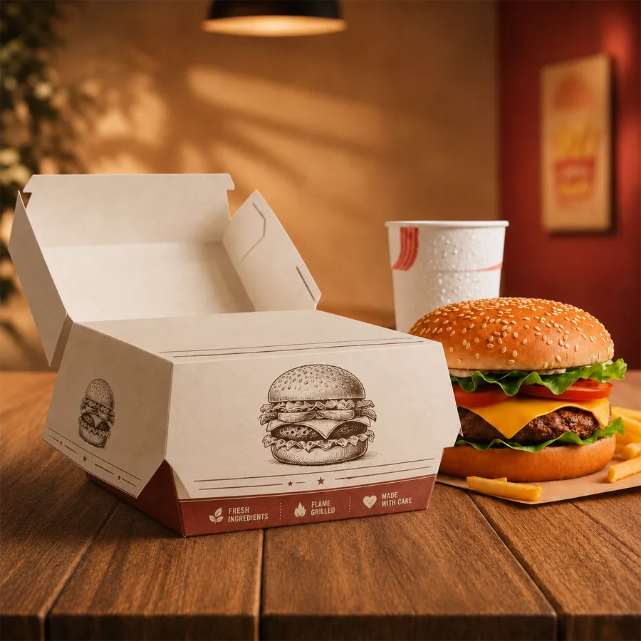 Mini Burger Boxes