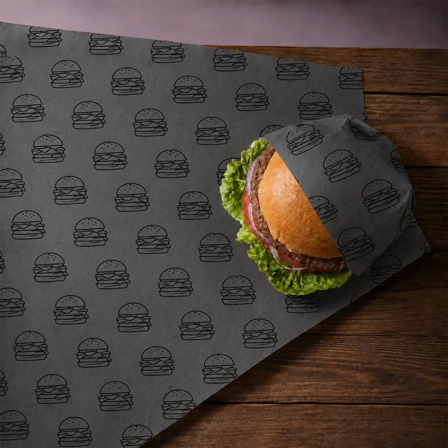 Custom Burger Paper