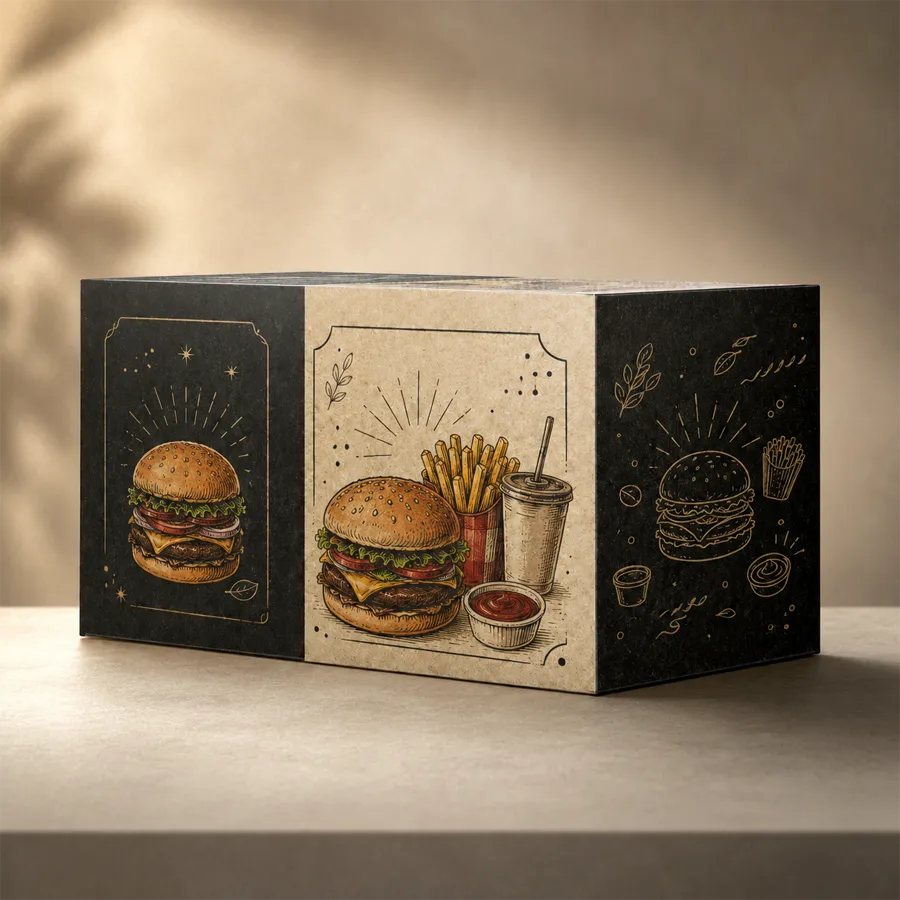 Frozen Burger Box