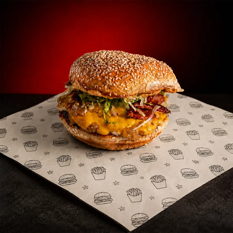 Custom Burger Paper