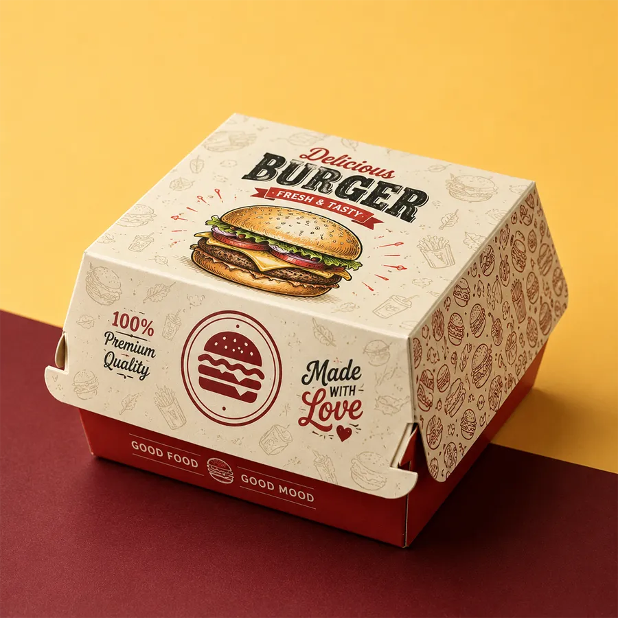 Mini Burger Boxes