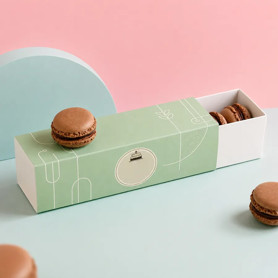 Custom Bakery Macaron Boxes