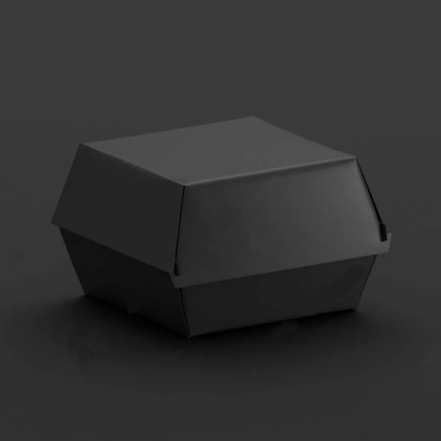 Black Burger Box