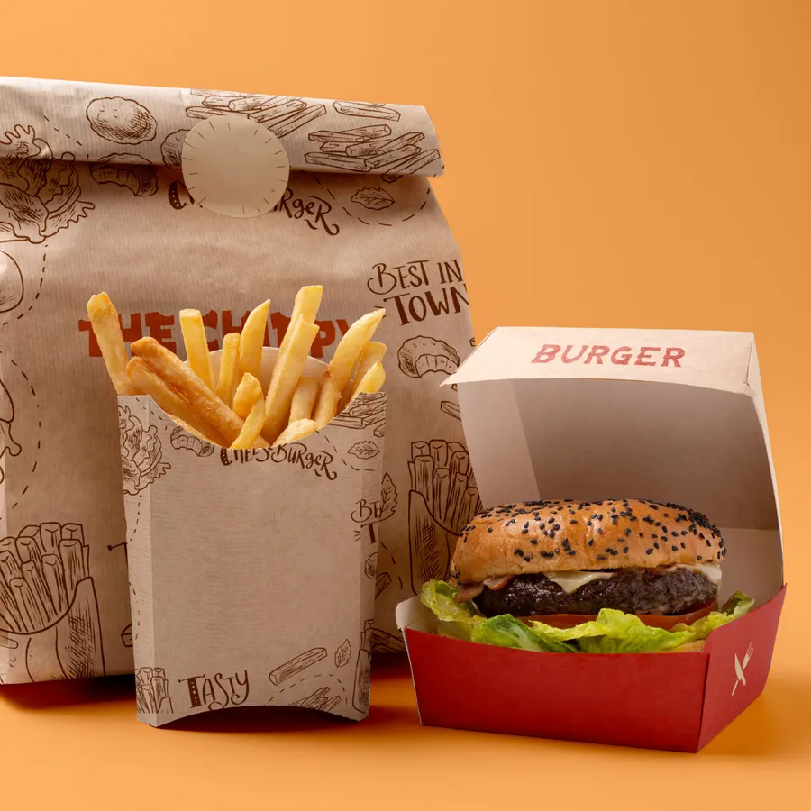 Burger And Chip Boxes-2