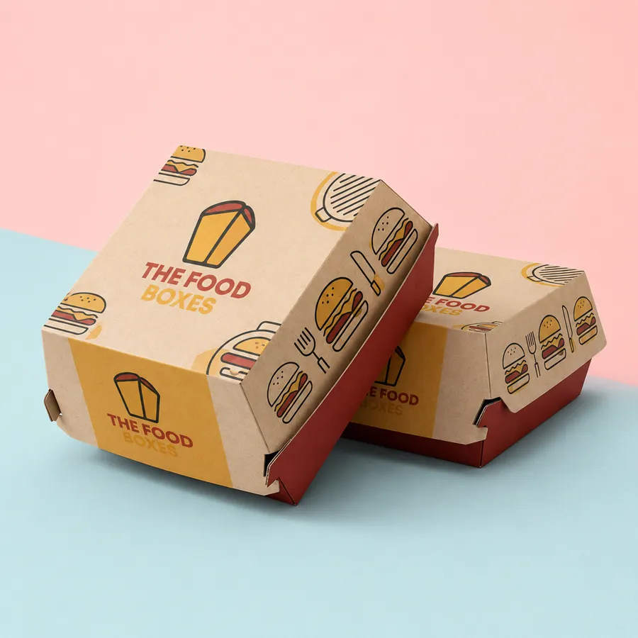 Cardboard Burger Boxes