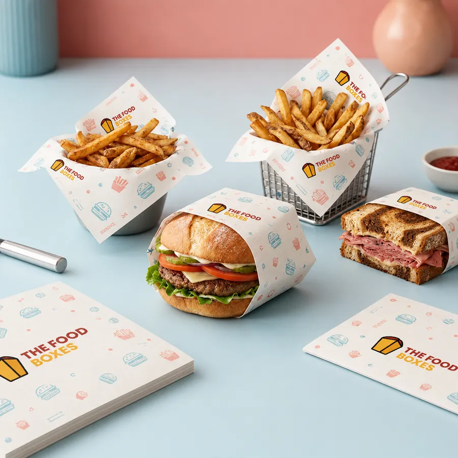 Paper Burger Sleeves